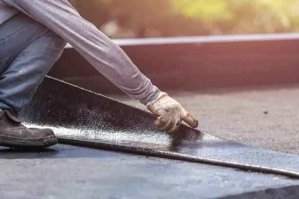 Professional Basement Waterproofing technician working in Union Springs, NY